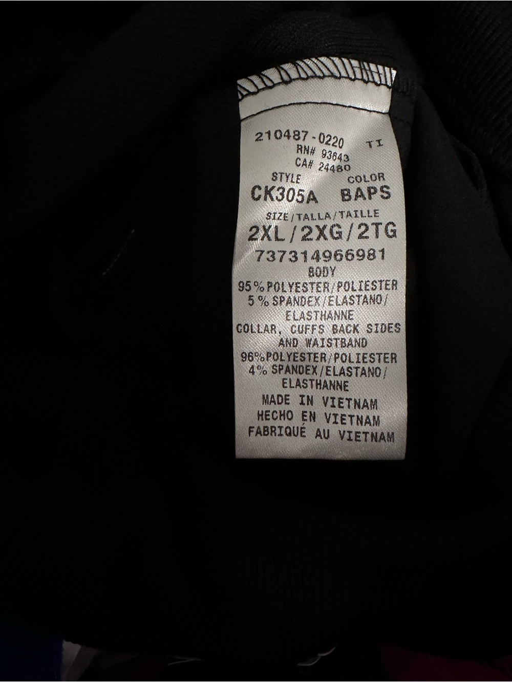 Cherokee Infinity Men's Zip Front Rib Panel Scrub Jacket - Picture 7 of 7